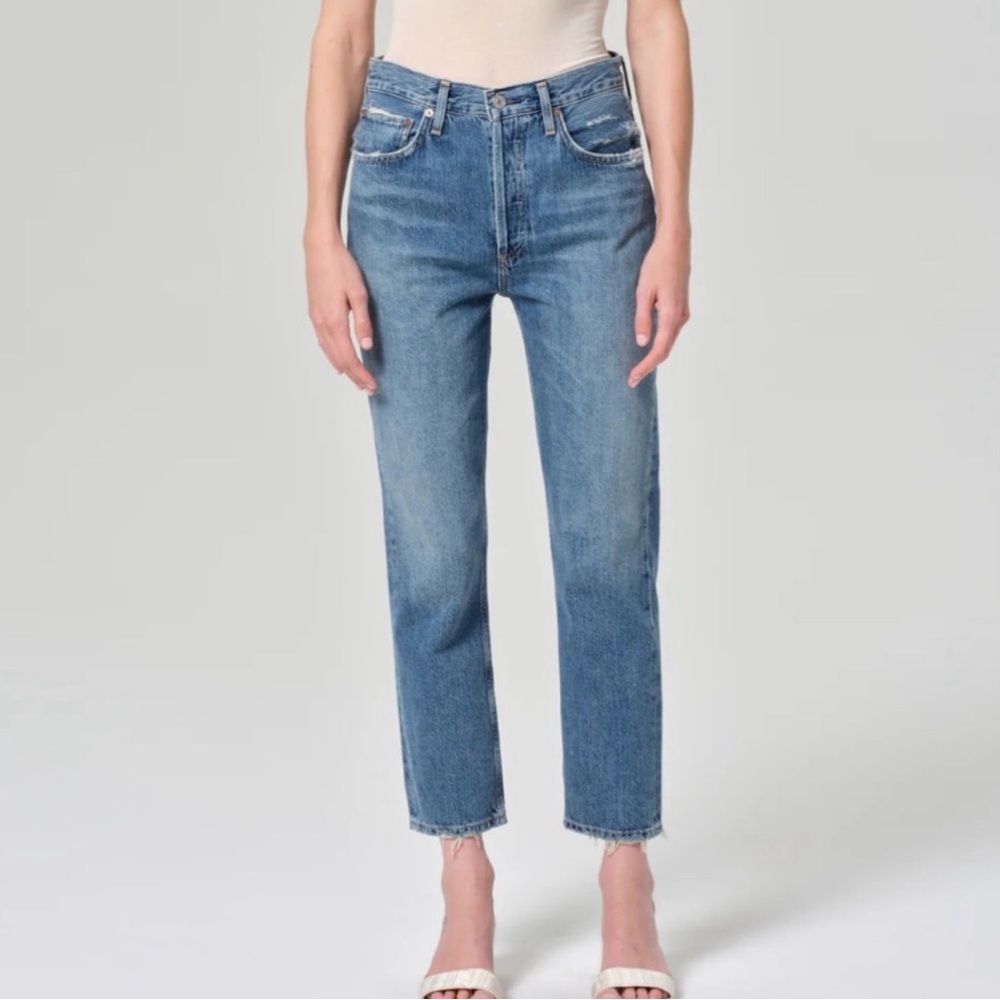 AGOLDE Riley cropped Jeans